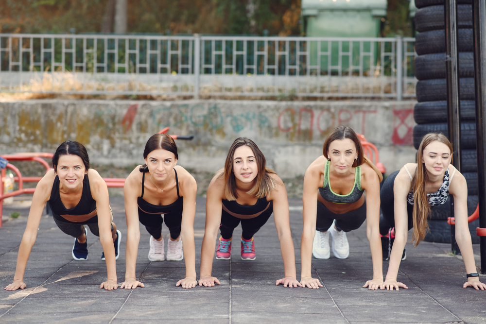 Entrenamiento y equipo en la calle